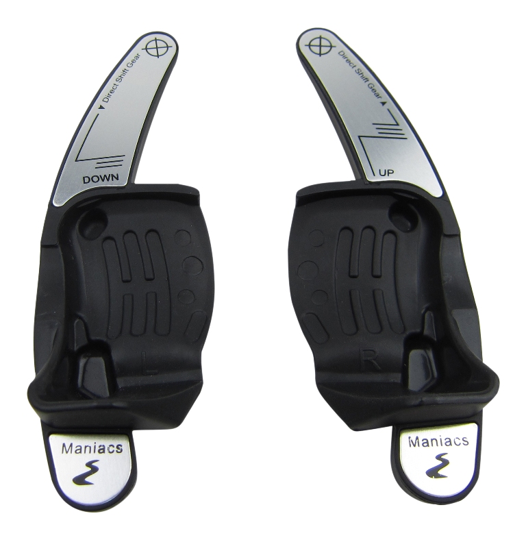 ALU Schaltwippen Verlängerung DSG Paddles Lenkrad für VW Polo V 6R Eos Scirocco