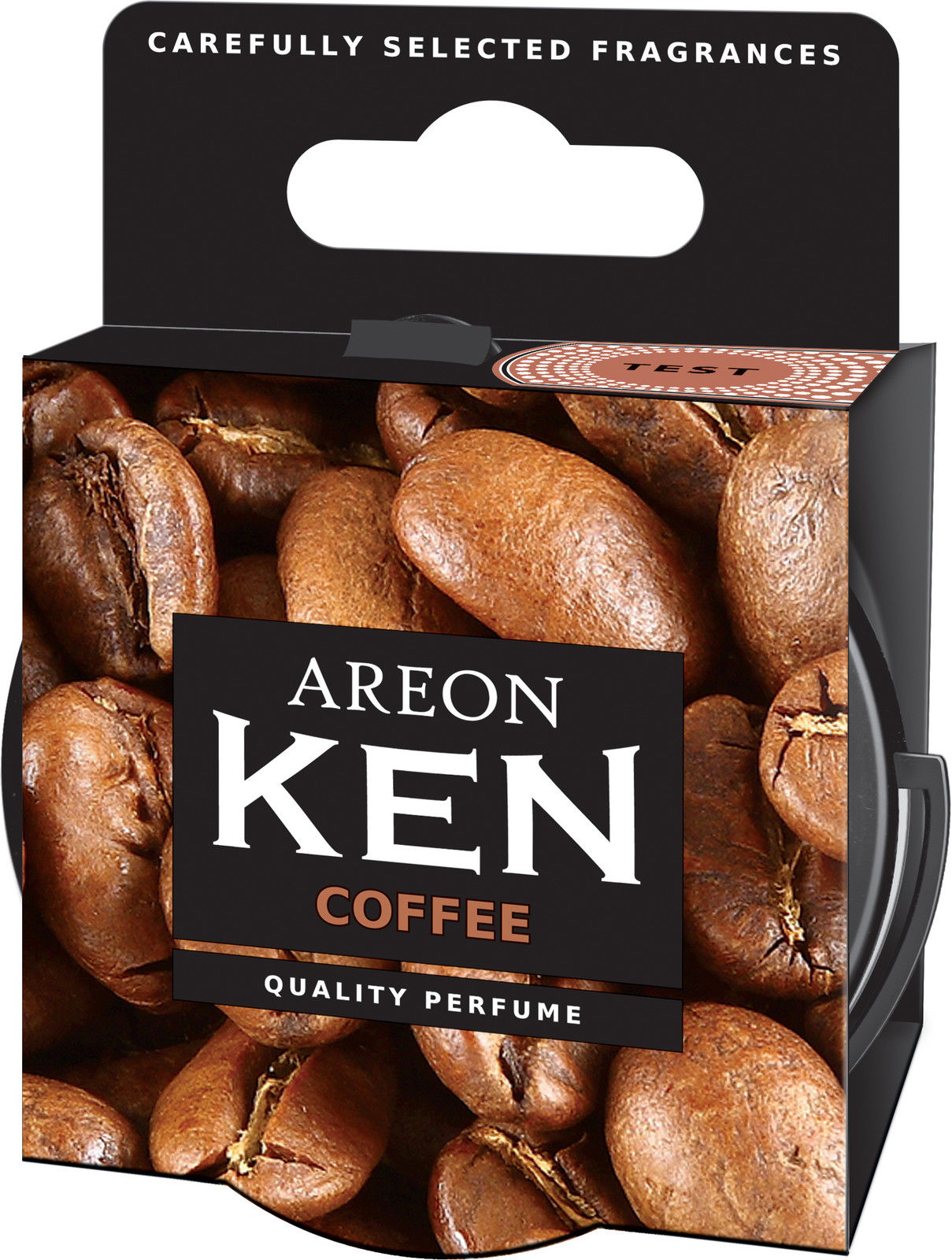 Original Areon KEN Autoparfüm Duftdose Duftbaum Lufterfrischer DECKEL Kaffee
