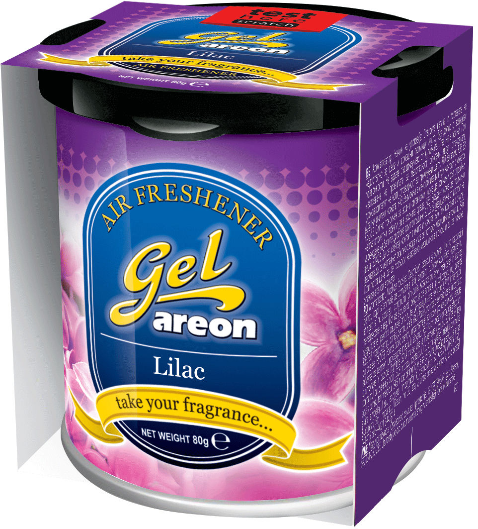 12x Original Areon Gel CAN Auto Duftdose Duftbaum Lufterfrischer DECKEL Flieder