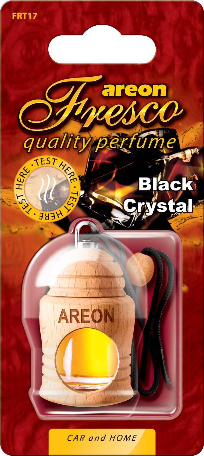 Original Areon FRESCO Autoparfüm Duftdose Duftbaum Lufterfrischer Black Crystal