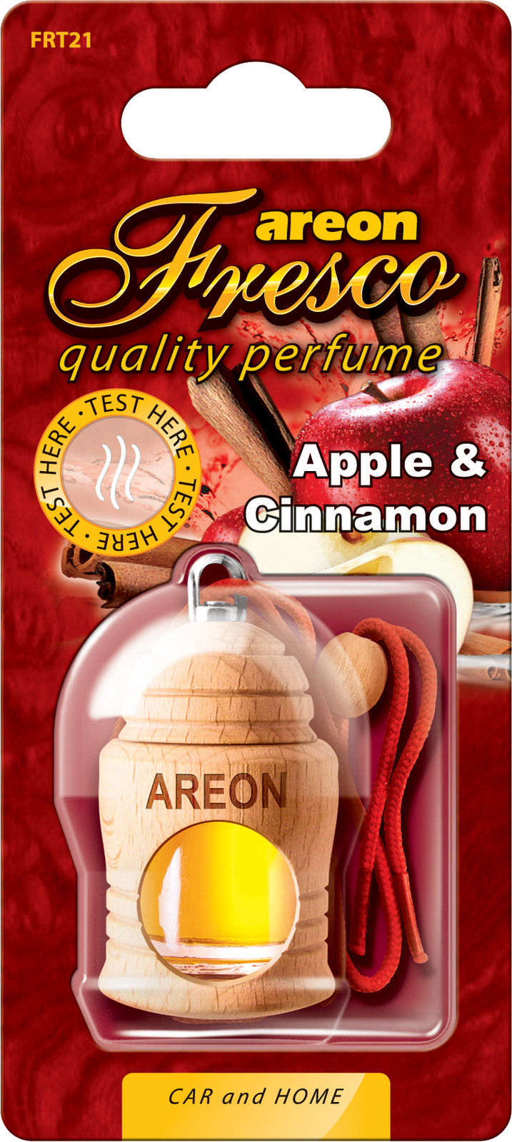 Original Areon FRESCO Autoparfüm Duftdose Duftbaum Lufterfrischer Apfel & Zimt