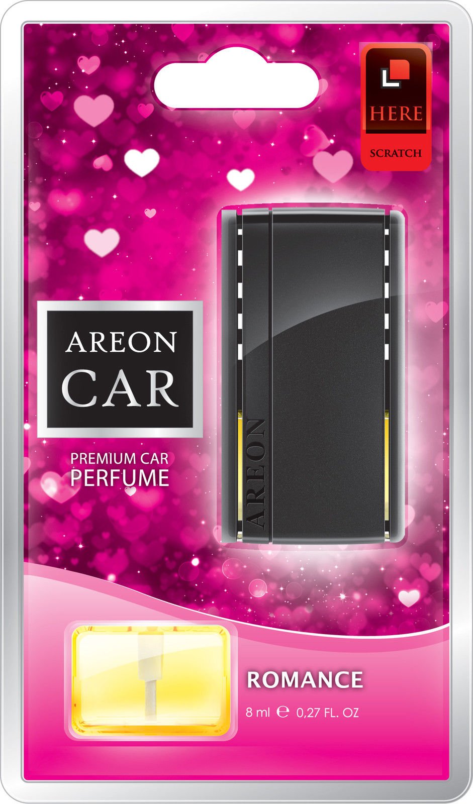 Original Areon LUX Auto Parfüm Lufterfrischer Duftbaum Lüftungsgitter Romance