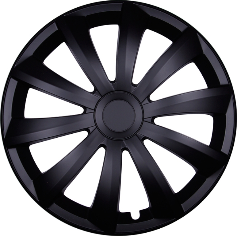 4x PREMIUM  Radkappen Radzierblenden Blenden Gral 16 ZOLL #72 in Schwarz