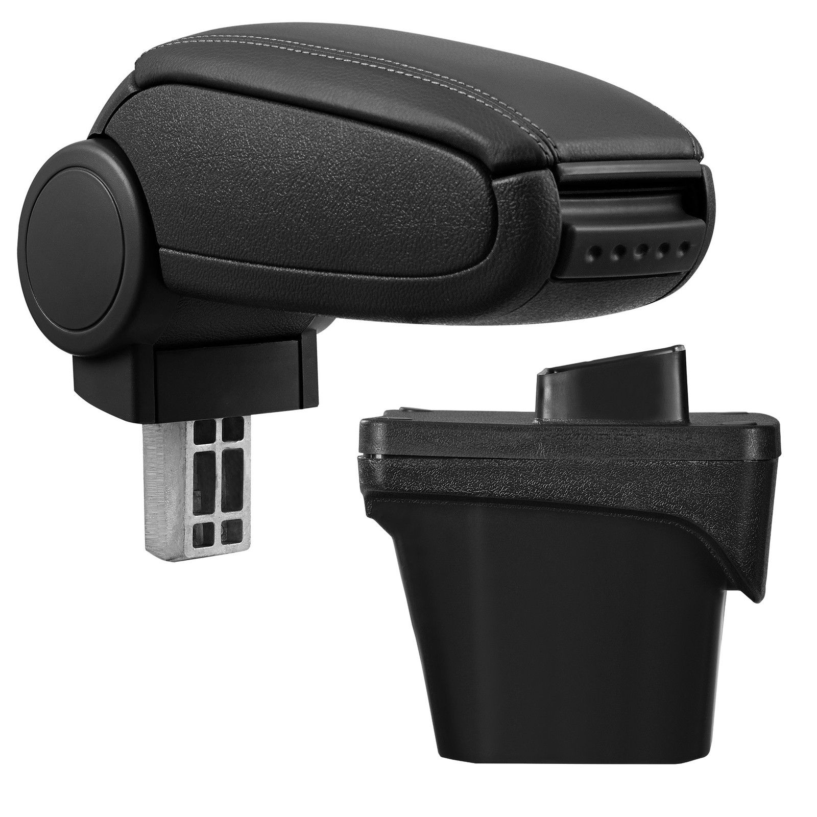 Armlehne Mittelarmlehne MAL Leder Bezug Schwarz für Peugeot 308 II ab 09/2013-