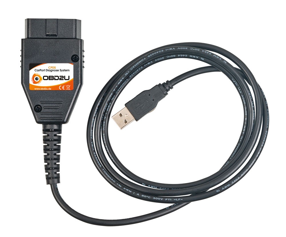 PROFI Diagnose Gerät USB OBD 2 CPDS KKL CAN BUS UDS Codieren Löschen #4 für Audi