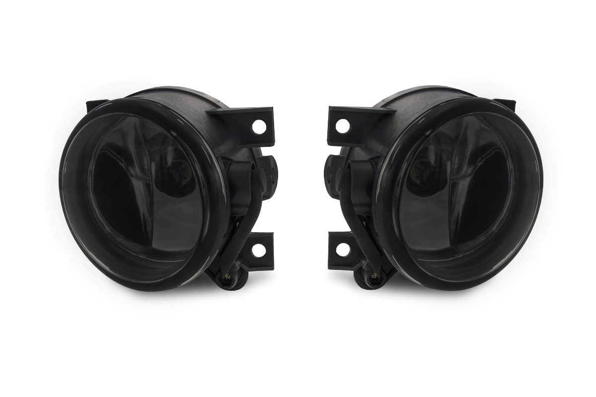 2x Nebelscheinwerfer Schwarz Smoke HB4 Birnen L + R für VW Polo 6R 2009-14