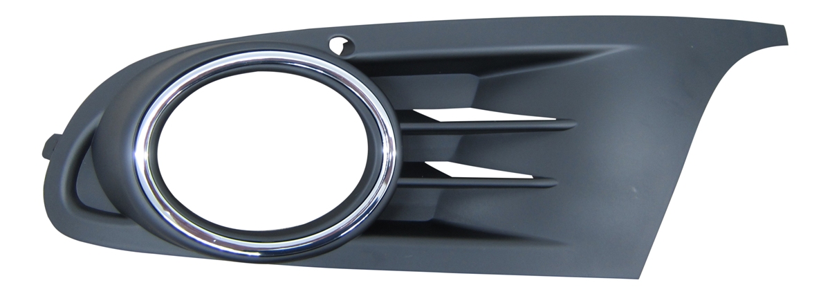 Stoßstange Gitter Abdeckung Nebelscheinwerfer Chrom Schwarz LINKS für VW Golf 6