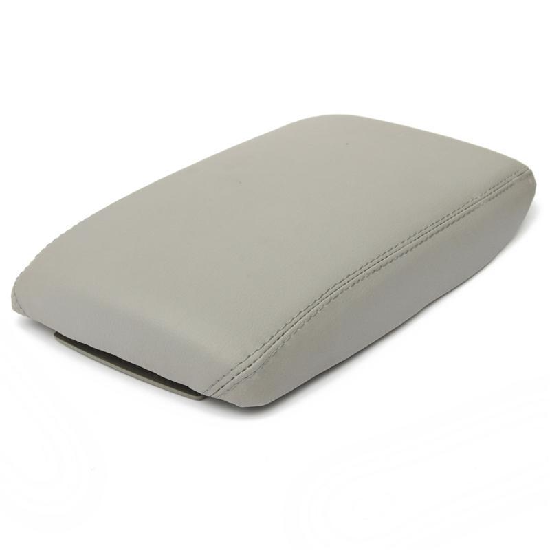 Deckel Abdeckung LEDER Grau Armlehne Mittelarmlehne für Audi A6 S6 4F C6 + Avant