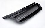 SPORT KÜHLERGRILL WABEN SCHWARZ GLÄNZEND CHROM LEISTEN Für VW GOLF 6 GTD Look
