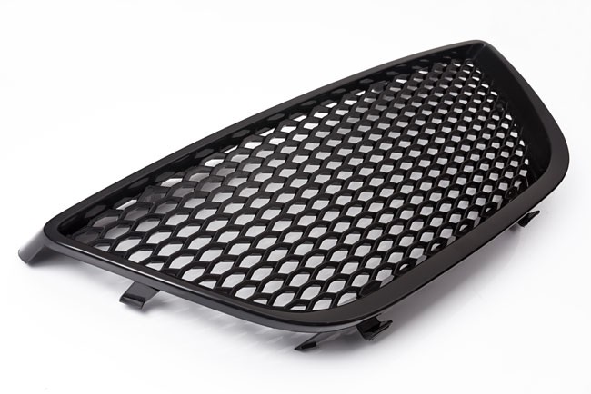 Kühlergrill Sportgrill Gitter Front Grill Emblem Waben Schwarz für Seat Ibiza 6J