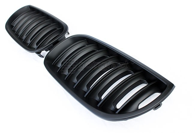 PREMIUM Kühlergrill Sportgrill Gitter Front Grill Schwarz für BMW X3 E83