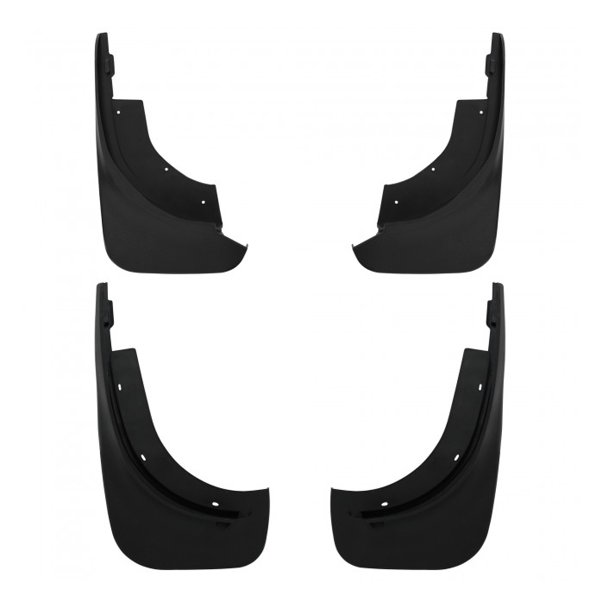 Schmutzfänger Spritzlappen VORN + HINTEN KOMPLETT für Hyundai Santa Fe 3 III (2012-) 