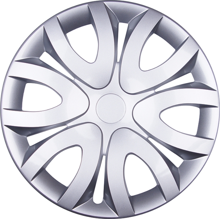 4x PREMIUM Radkappen Modell: Mika in Silber