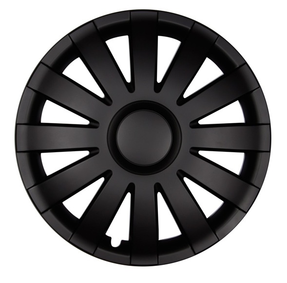 4x PREMIUM Radkappen Modell: AGAT in Schwarz-Matt