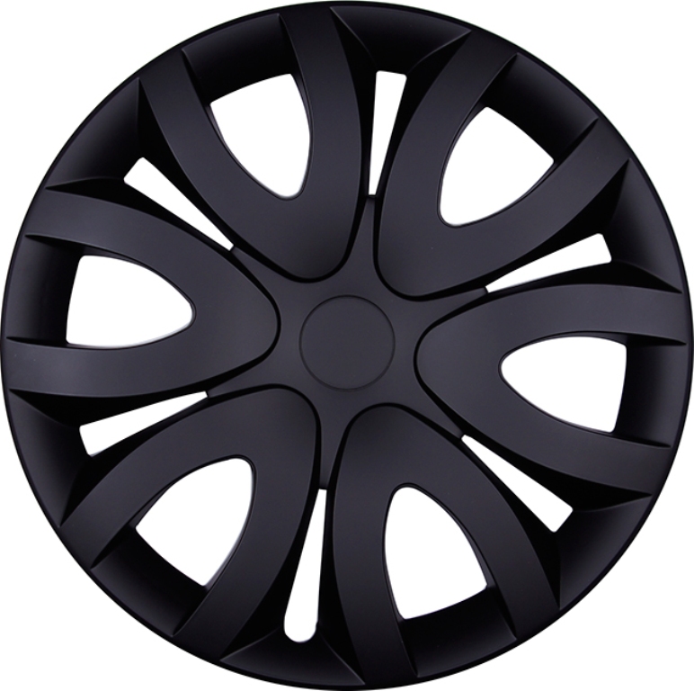 4x PREMIUM  Radkappen Radzierblenden "Mika" 14 ZOLL #52 in Schwarz Matt