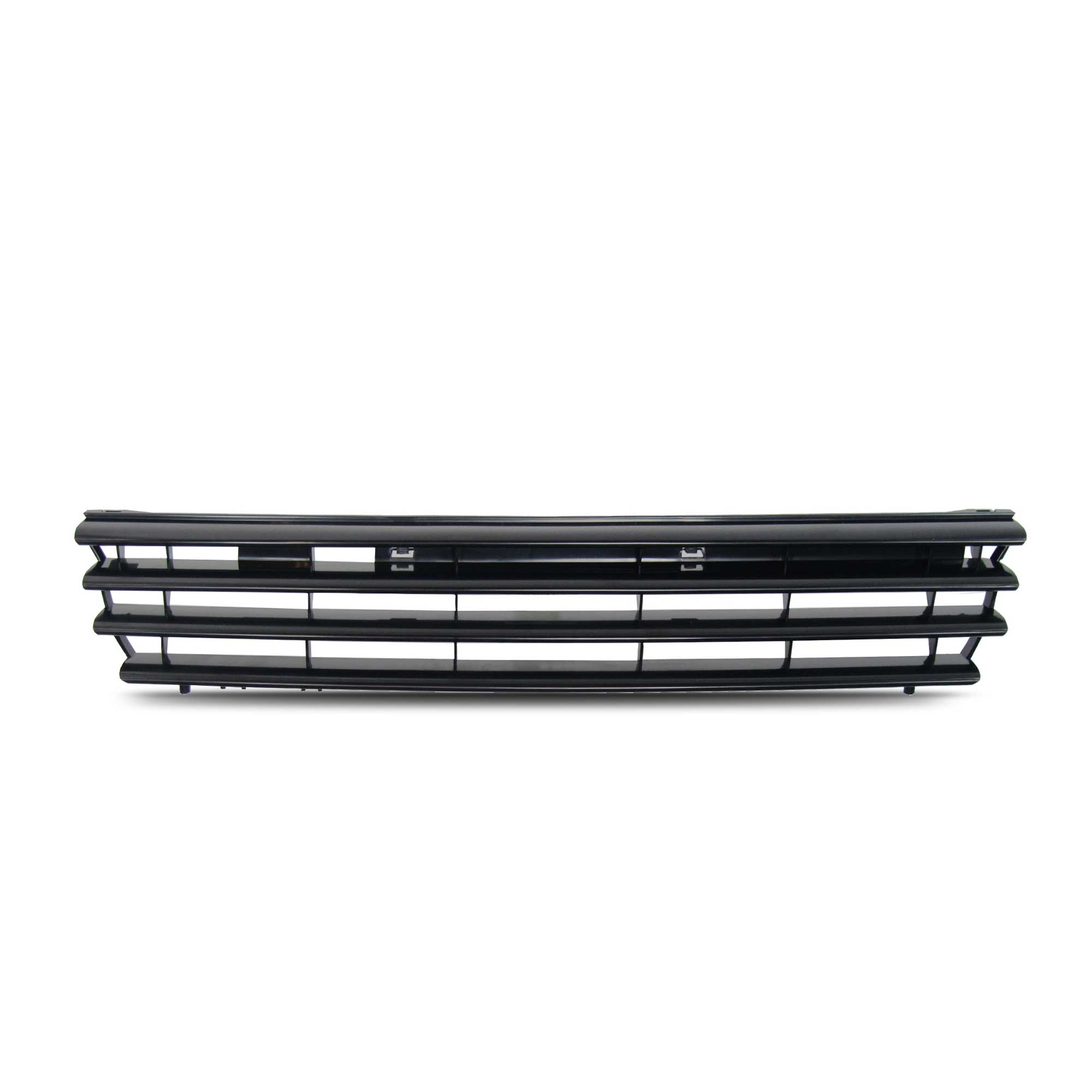 Kühlergrill Sportgrill Gitter Front Grill ohne Emblem Schwarz für VW Polo 6N
