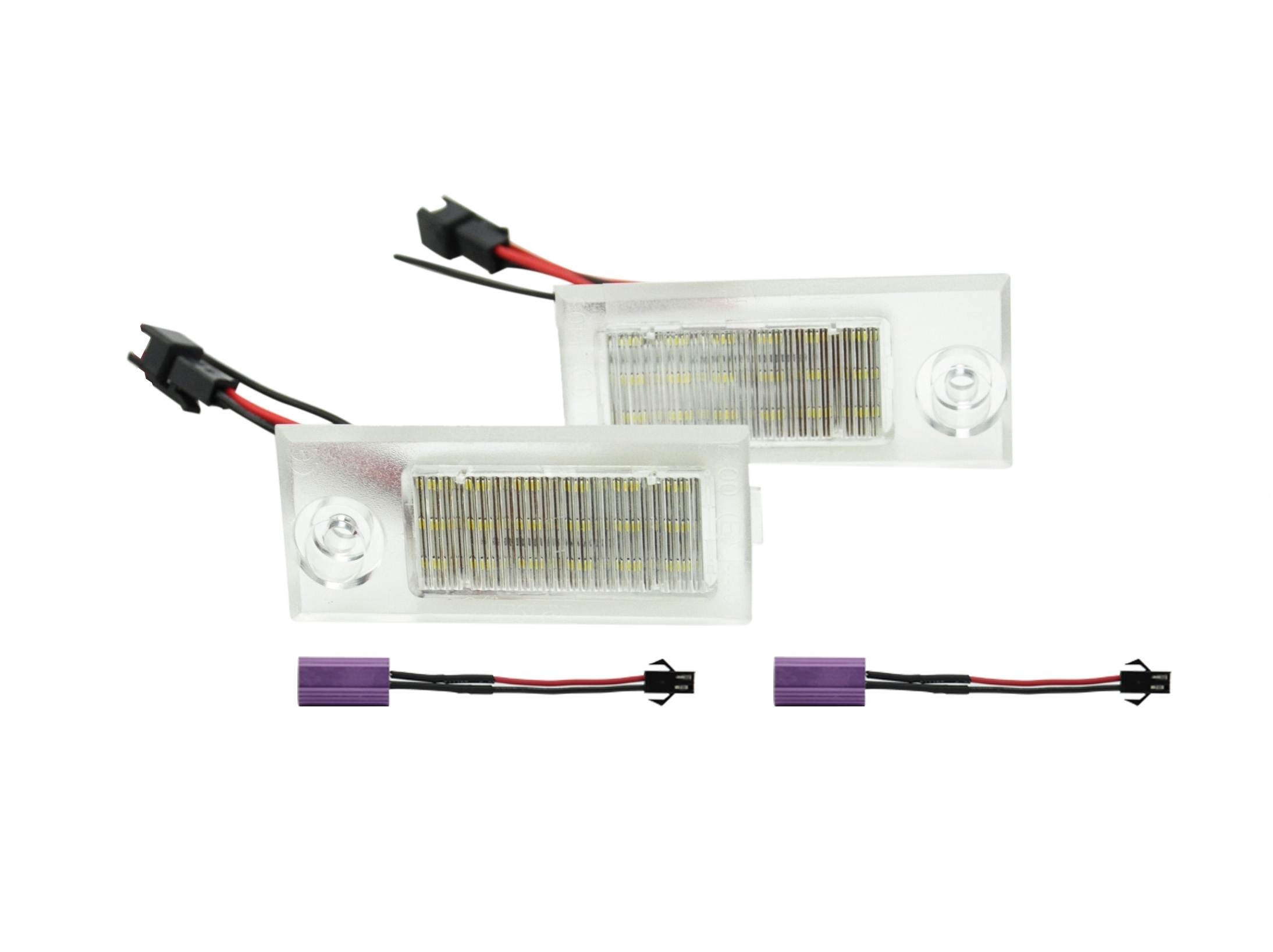 Premium LED SMD Kennzeichenbeleuchtung Xenon für Audi A6 4B C5 Limo