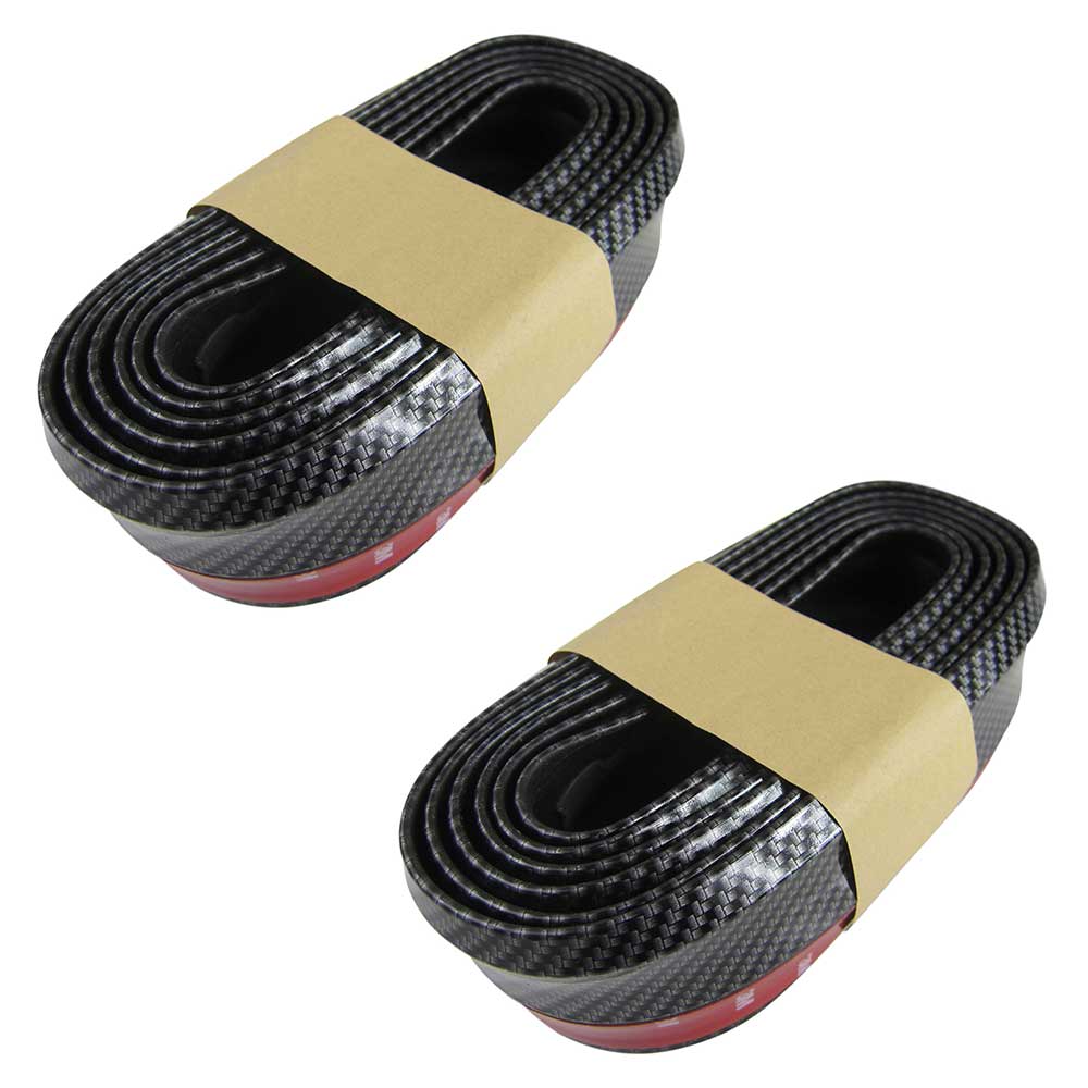 Seitenschweller Schweller Spoiler Lippe Gummi Flexibel Carbon f. viele Fahrzeuge