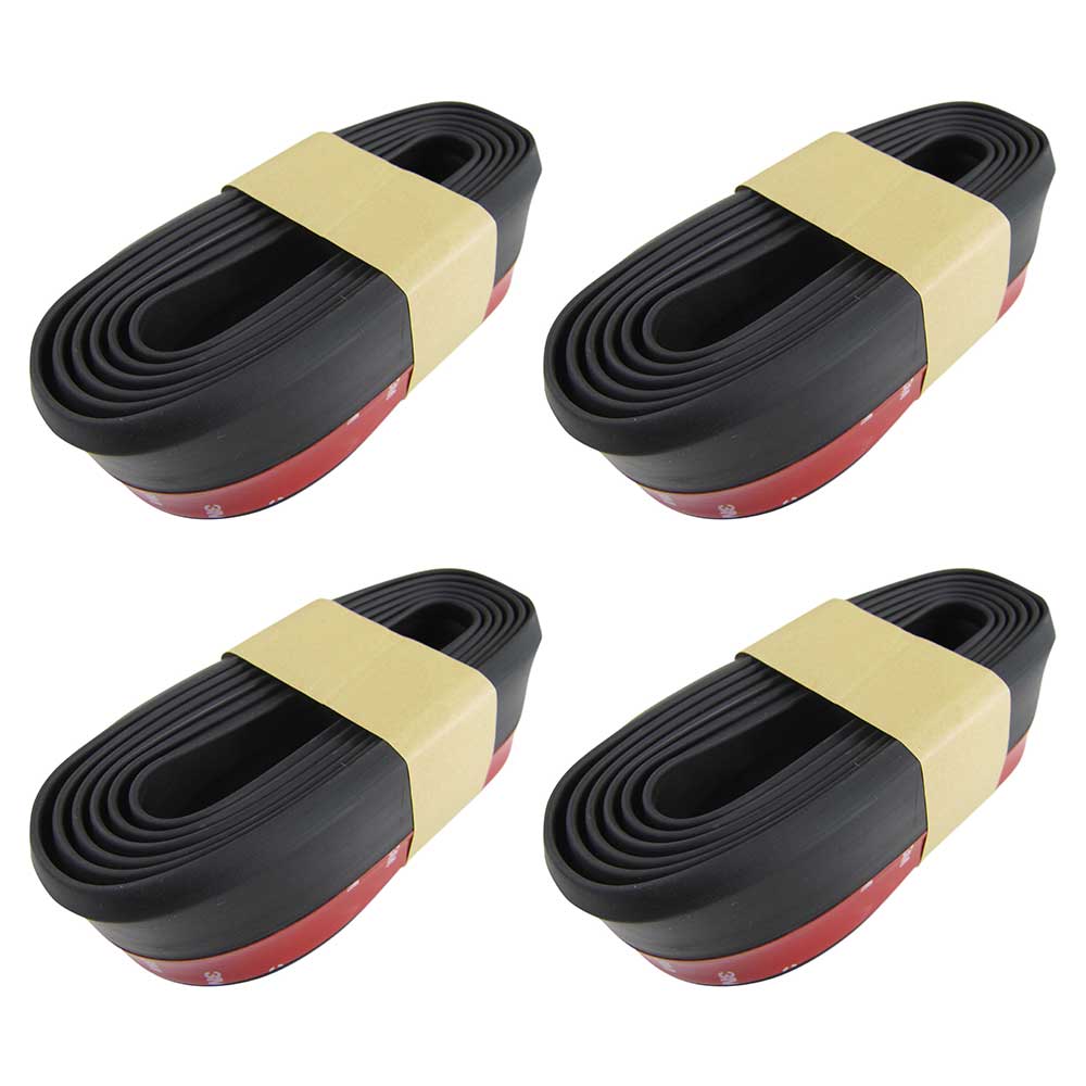 Frontspoiler + Seitenschweller + Heckspoiler Lippe Gummi Schwarz viele Fahrzeuge