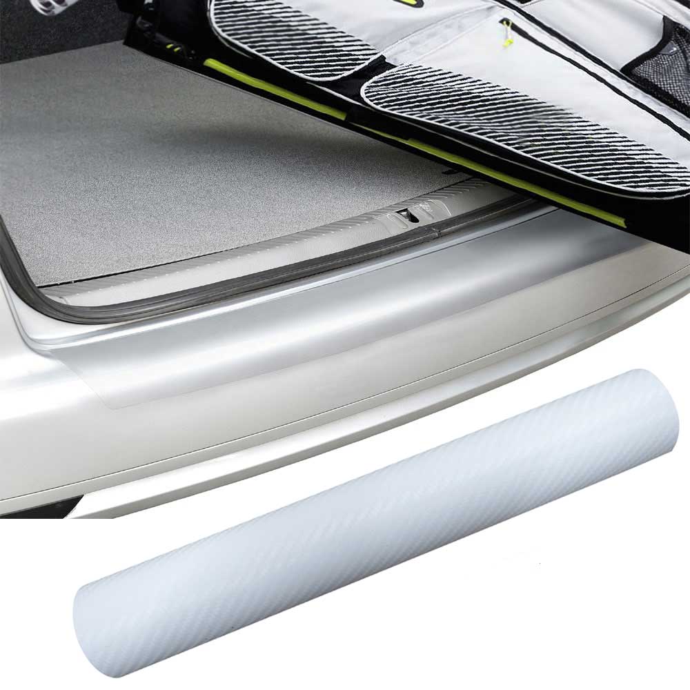 PREMIUM Ladekantenschutz-Folie Lack Schutz Kratzer Carbon Weiss viele Fahrzeuge