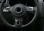 ALU Lenkrad Abdeckung Blenden Clip Chrom Carbon für VW Golf 6 IV Jetta Polo  V 6R
