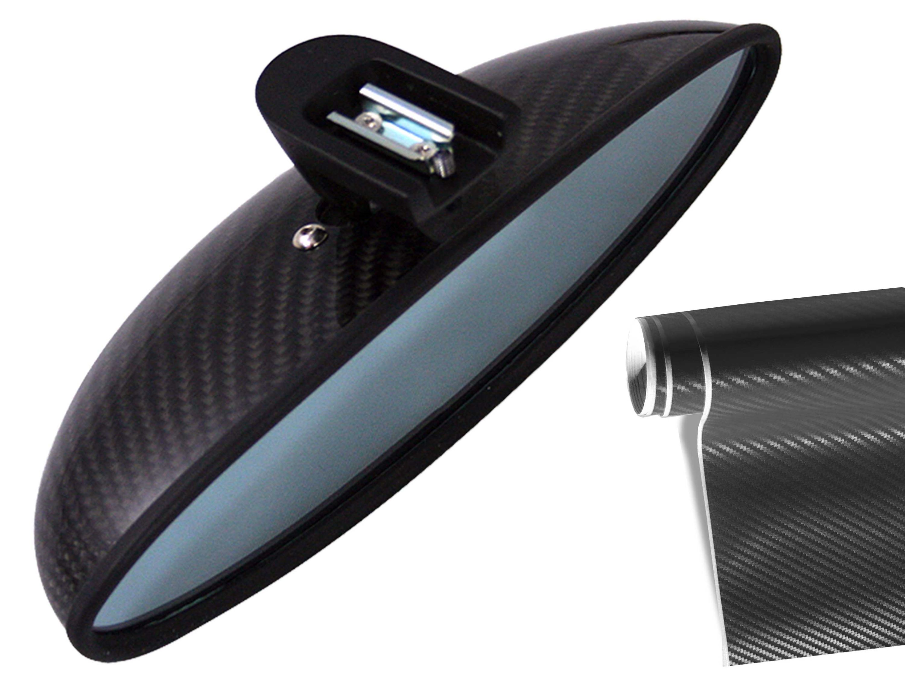 PREMIUM Spiegel Innenspiegel  Folie Carbon Schwarz für viele Fahrzeuge
