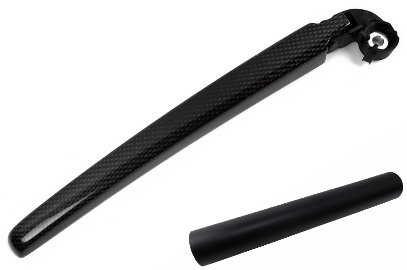 Heckwischer Frontwischer Scheibenwischer Arm  Folie Set in Schwarz Matt