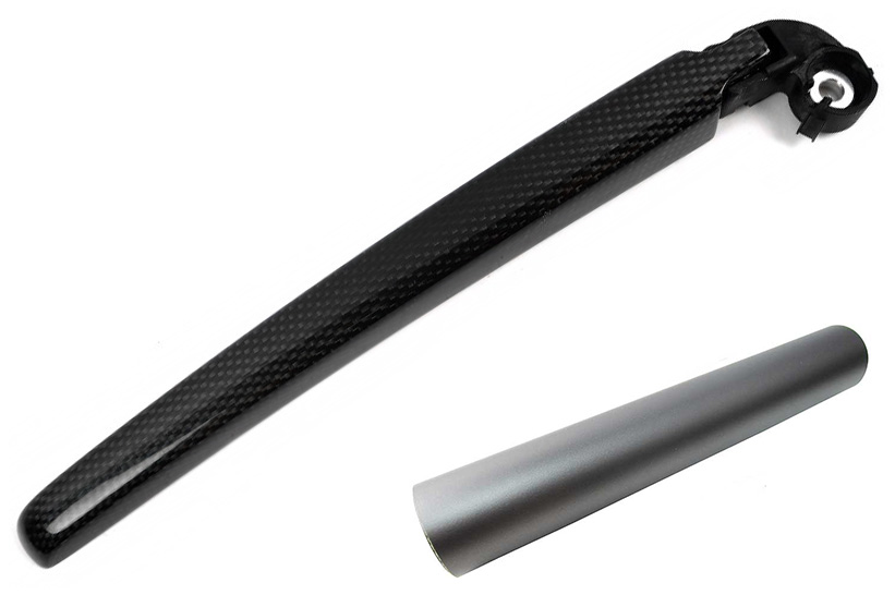 Heckwischer Frontwischer Scheibenwischer Arm  Folie Set in Grau Matt