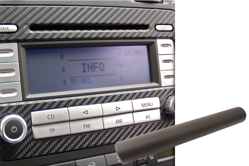 Premium Innenraum Zierleisten Dekor Blende  Folie Auto Set in Braun Matt