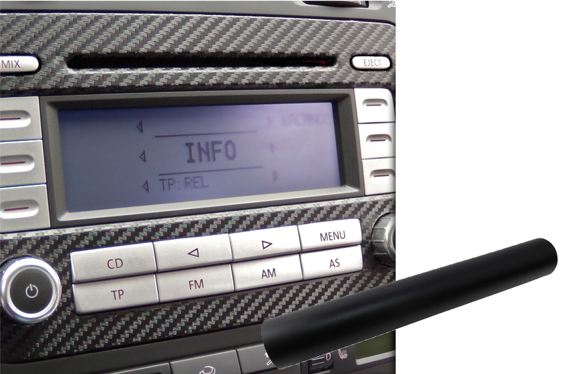 Premium Innenraum Zierleisten Dekor Blende  Folie Auto Set in Schwarz Matt