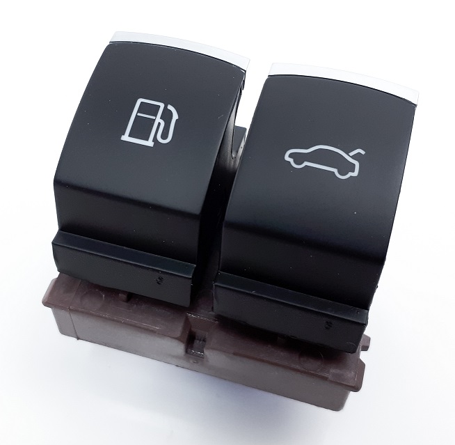 Alu Taster Öffner Schalter Heckklappe Tanverriegelung für Ihren VW Passat Jetta