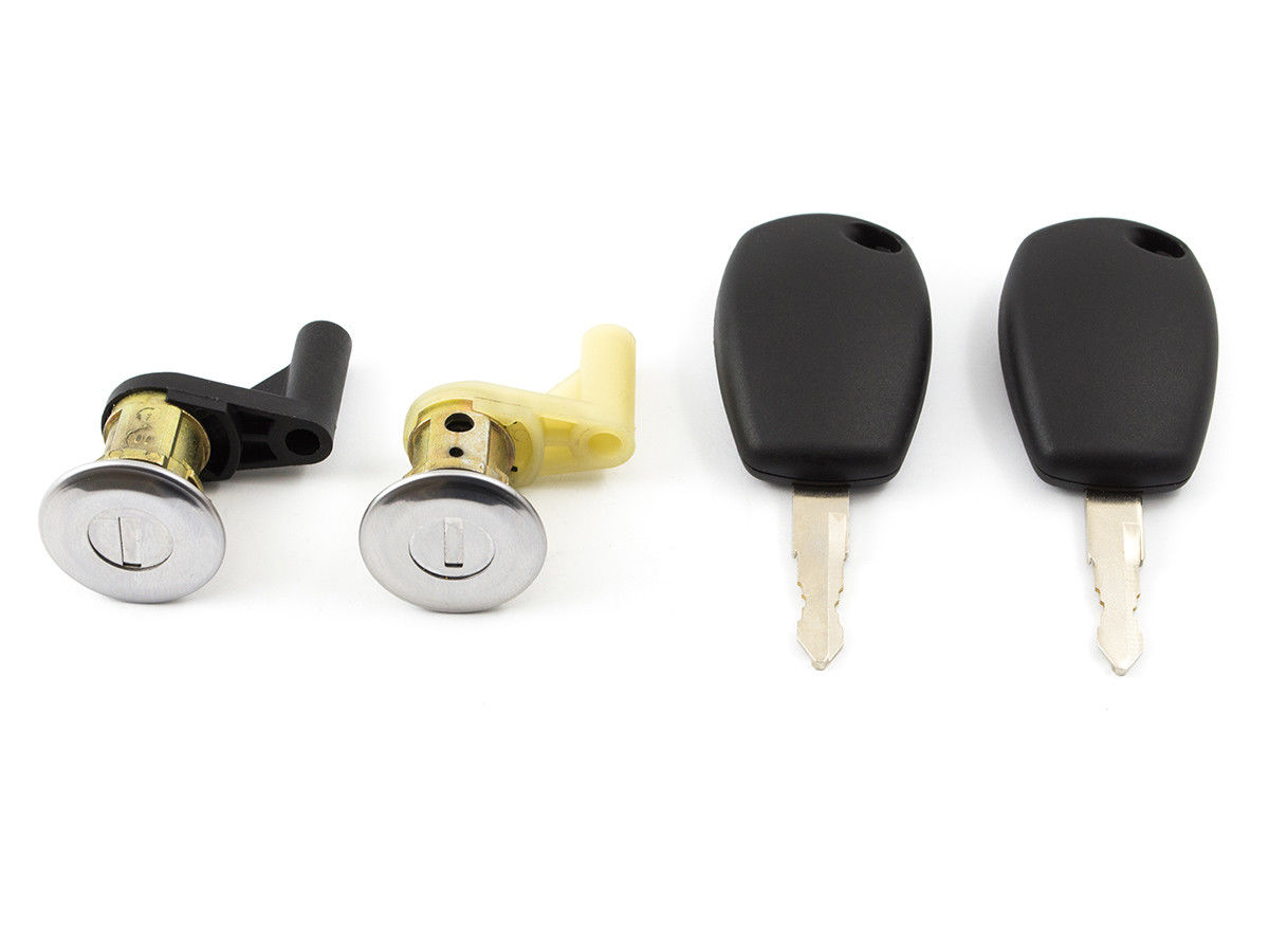 Schloss 2x Schlüssel Schliesszylinder Türschloss für Dacia Sandero Duster Logan