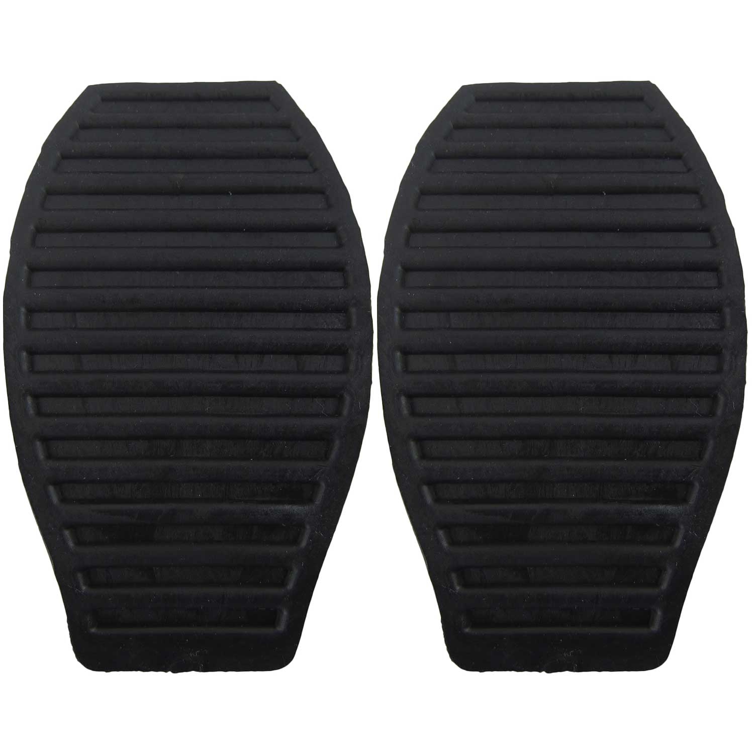 2x Pedale Pedalkappen Gummi Bremse + Kupplung Pedal 5560716 für Opel / Vauxhall