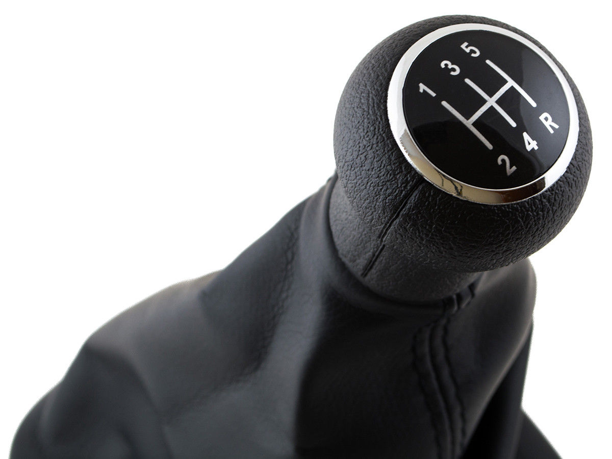 PREMIUM Schaltknauf Knauf Schwarz Chrom 5-Gang für VW Passat 3B 3BG B5