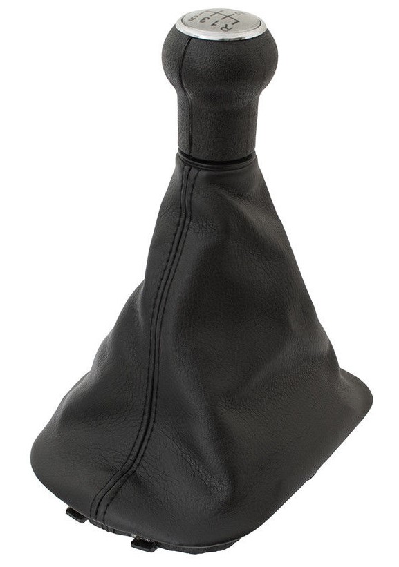 PREMIUM Schaltknauf Knauf Schwarz Silber 5-Gang für VW Passat 3B 3BG B5