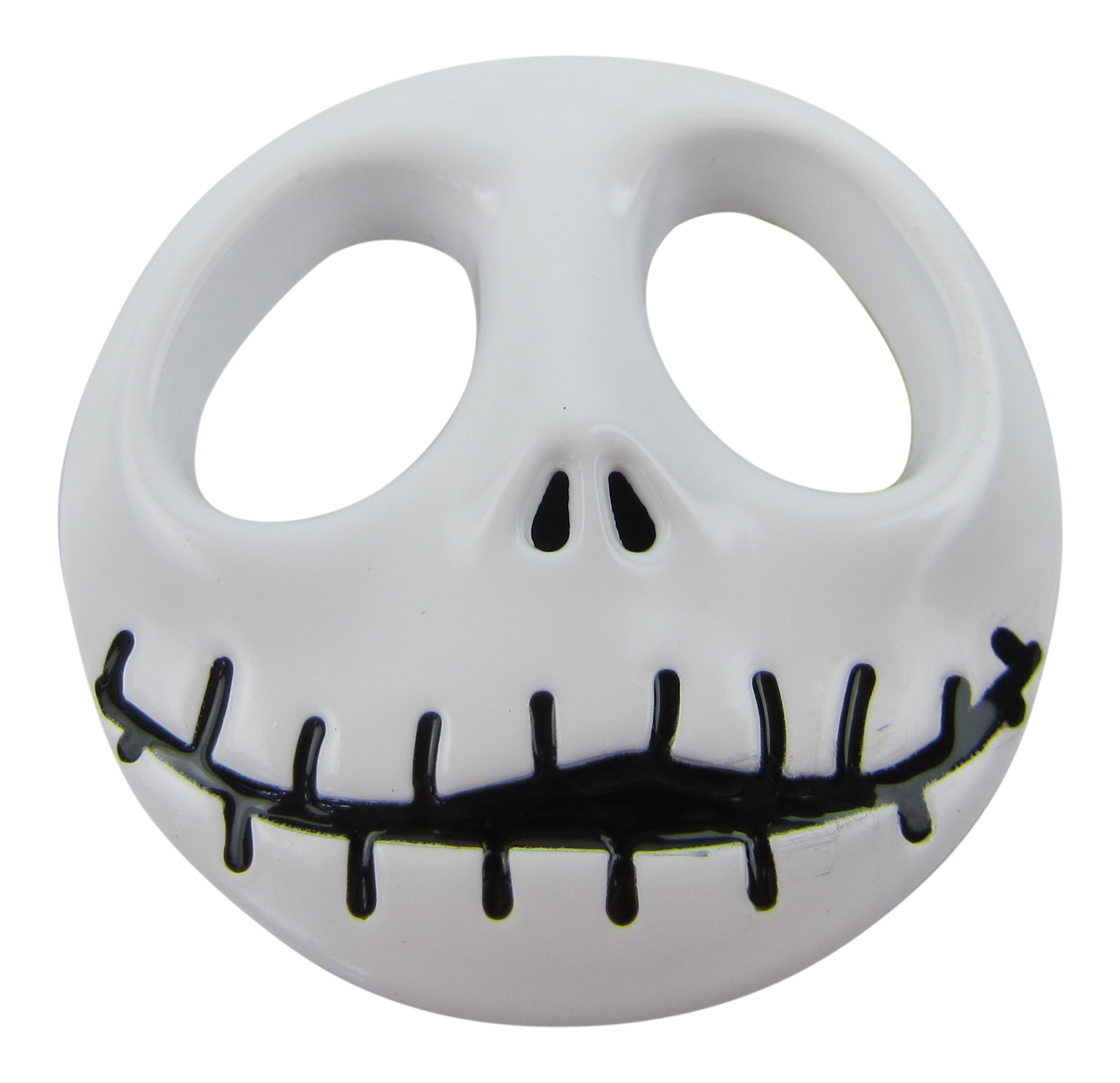 Exklusives Emblem Sticker Metall Auto Sugar Skull Totenkopf Mexiko Style in Weiß