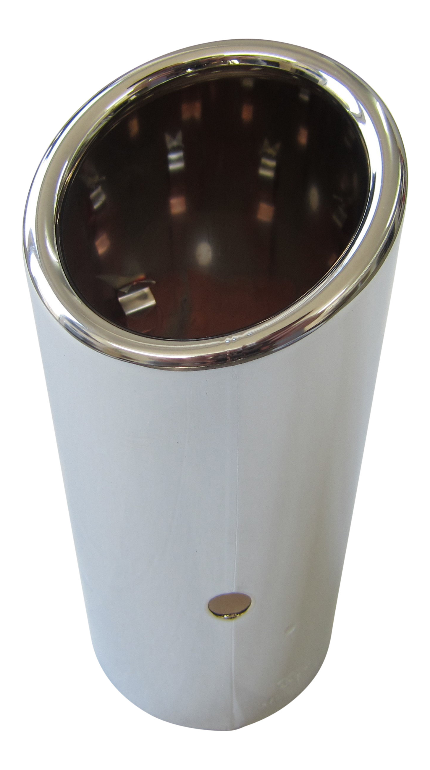 1x Premium Endrohr Chrom Auspuff Original Qualität 67-73mm für viele Fahrzeuge