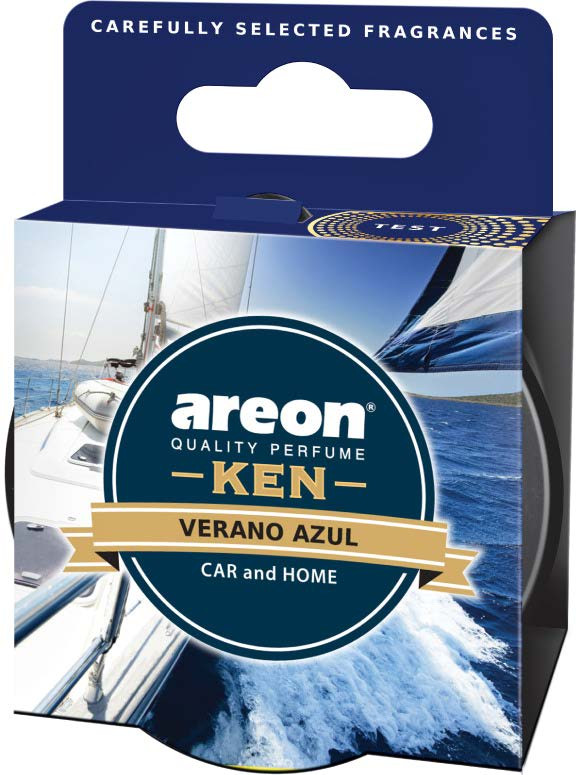 3x Original Areon KEN Autoparfüm Duftdose Duftbaum + DECKEL in Duft Verano Azul