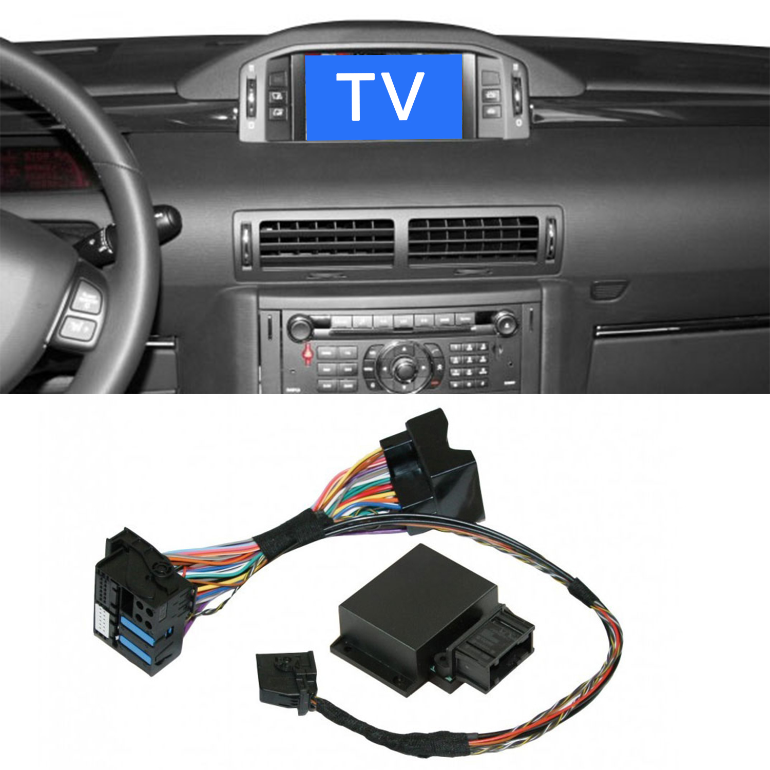 Original Kufatec TV DVD Bild Video Freischaltung für Navi RT4 Citroen C6 / Jumpy