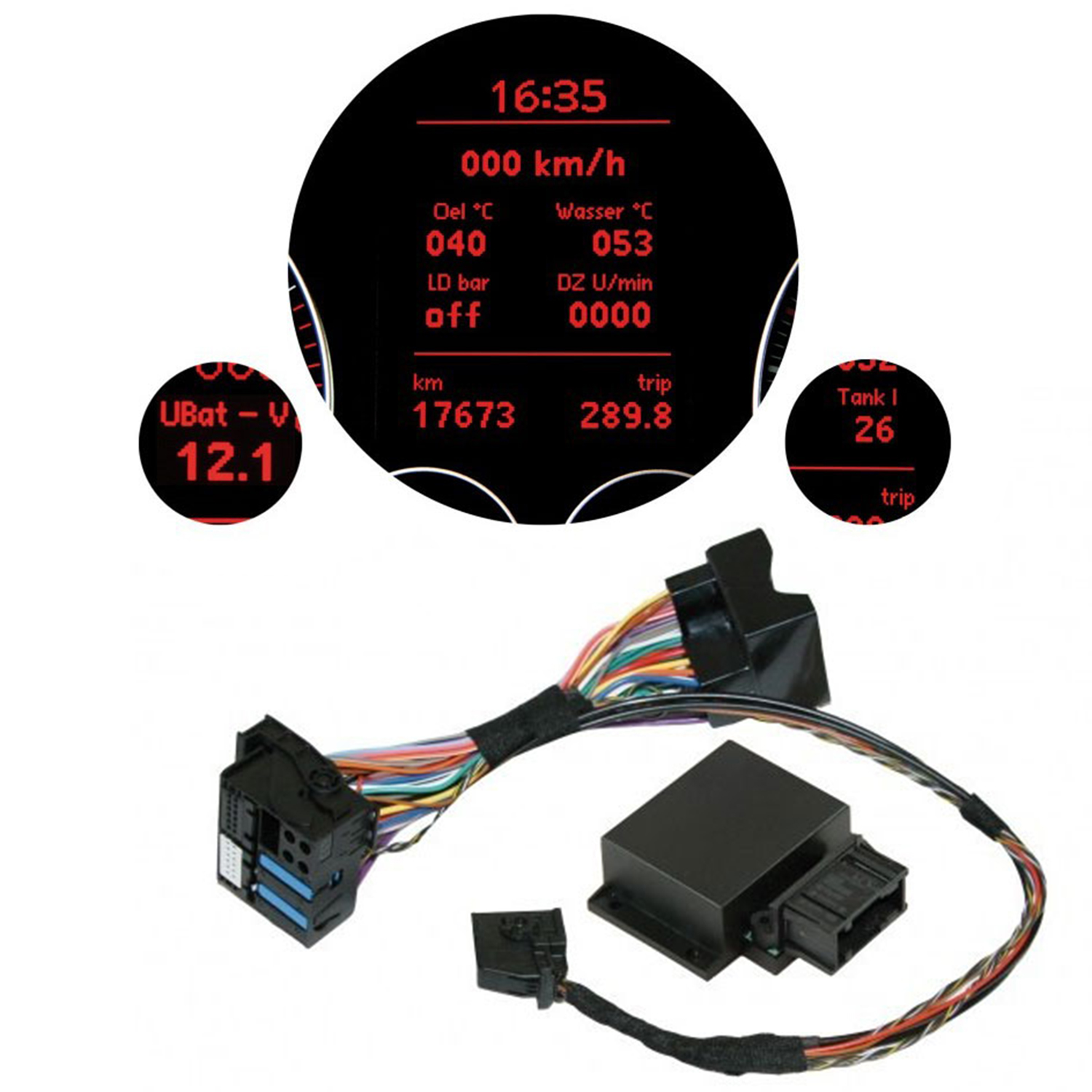 Original Kufatec E-MFA Interface viele Messwerte MFA für Seat Leon 2 II 1P