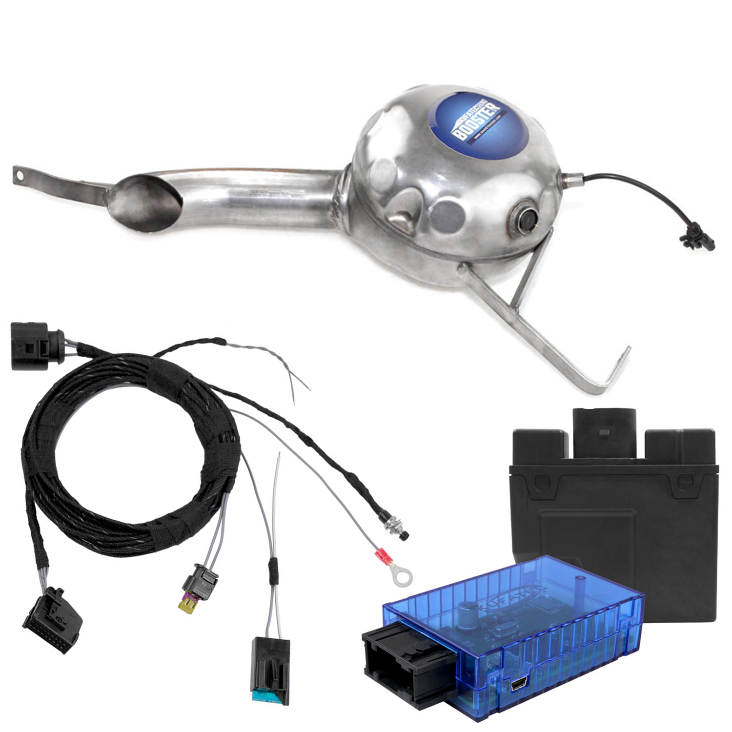 Original Kufatec Sound Booster Active Modul + Modul für Audi A3 8P 1.6 / 2.0 TDI