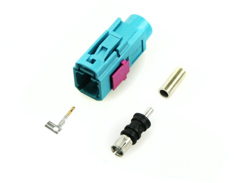 1x FAKRA Buchse - weiblich - uni - Buchsen Kontakt Pin Gehäuse Stecker Plug