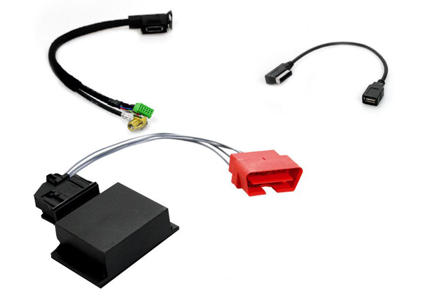 Original Kufatec MDI - MEDIA IN Multimediabuchse für VW RNS 850 / T5 Touareg 7P