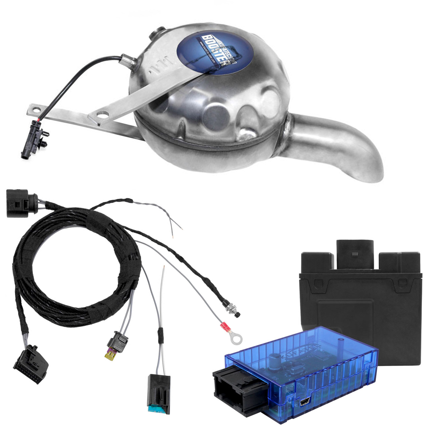 Für Audi A8 4H 4.2 TDI Original Kufatec Sound Booster Active Modul + Modul