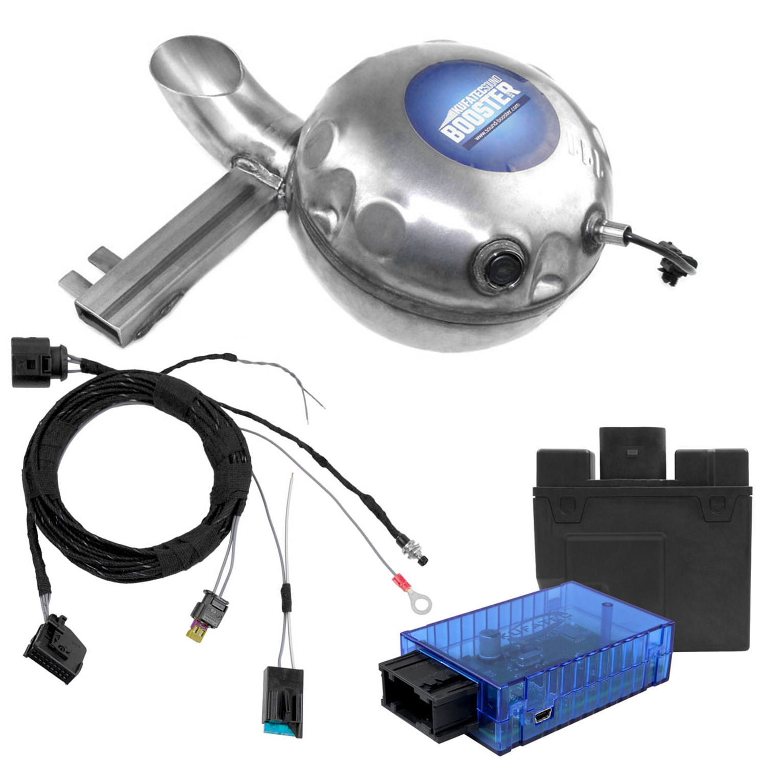 Original Kufatec Sound Booster Active Modul + Sound Modul für Volvo V60