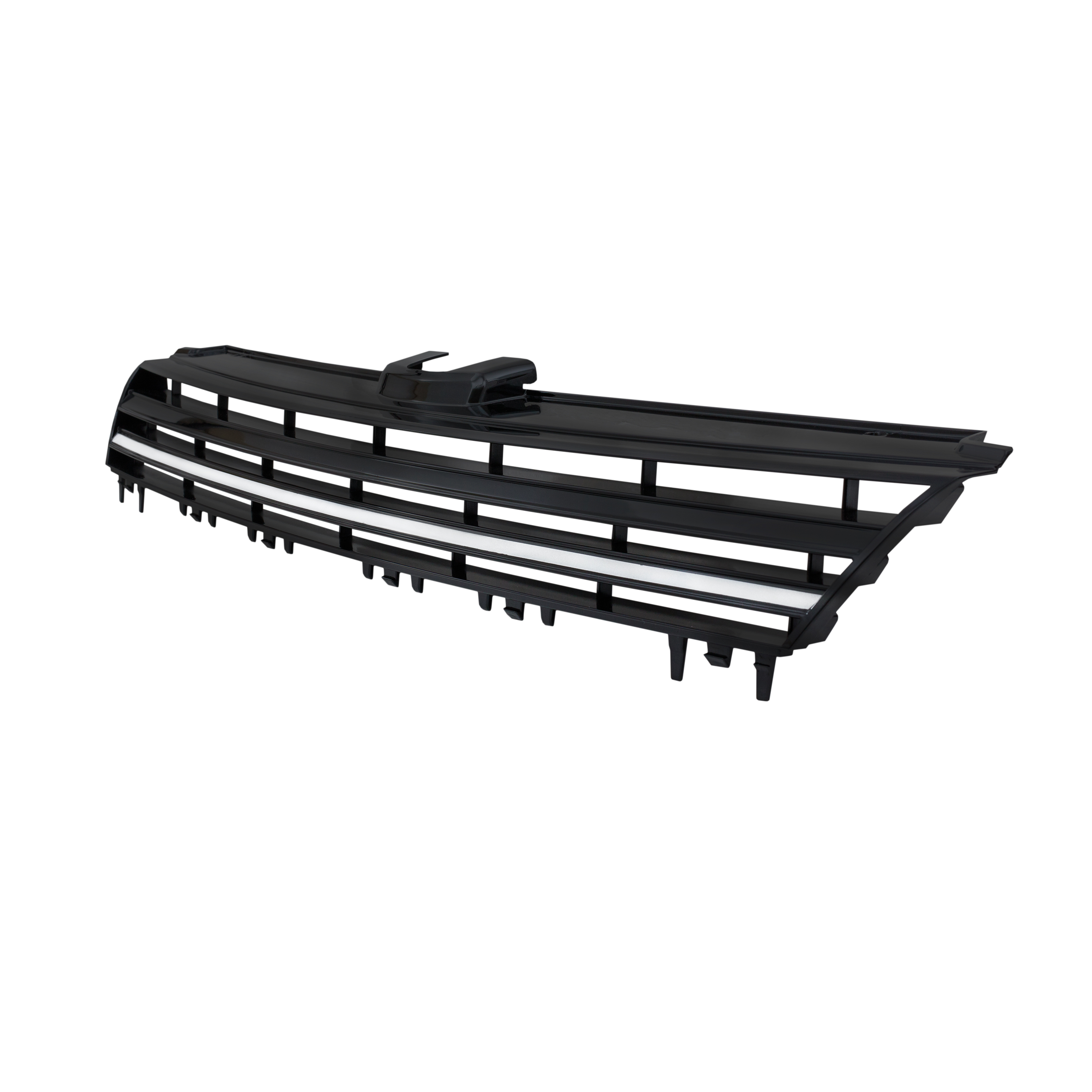 Original JOM Kühlergrill Sportgrill Halbmond Schwarz Chrom für VW Golf 7 VII