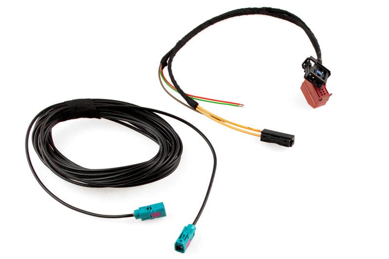 Für Audi MMI 3G / Original Kufatec Kabelbaum Kabel Set Nachrüstung TV Tuner LWL