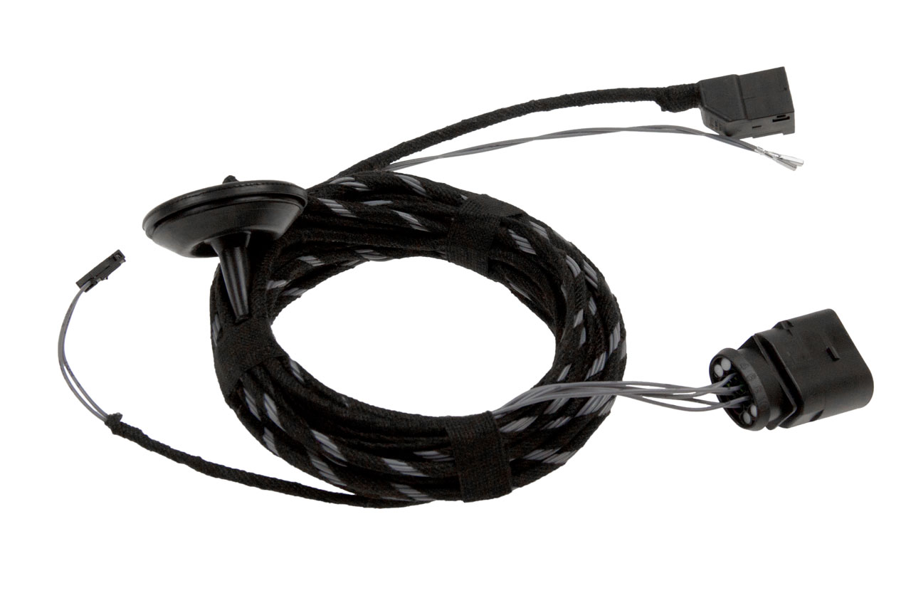 Original Kufatec Kabelbaum PDC Steuergerät Hinten Heck für VW Sharan II 7N