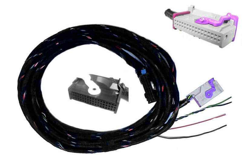 Original Kufatec Adapter Kabel Stecker RNS-E TV Tuner mit Can für Audi