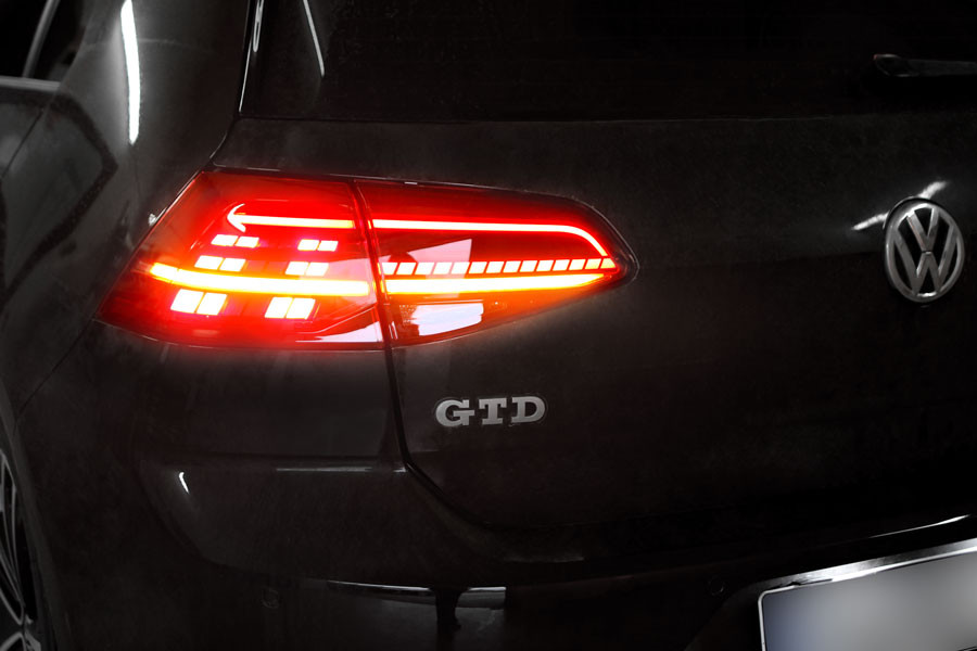Original Kufatec SET LED Rückleuchten mit dynamischer Blinker für VW Golf 7 VII